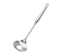 Cucchiaio per gnocchi in acciaio inossidabile con foro | Stampo manuale per gnocchi a manico lungo, per cucina, casa, ristorante, festa, campeggio, in pieno