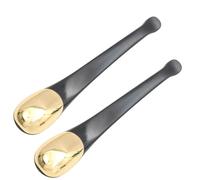 Cucchiaio per Massaggio Occhi in Metallo, 2 Pezzi | Accessori Skincare per Contorno Occhi e Viso, Design in Metallo, Uso Crema e Maschera Colore Casuale