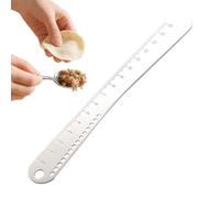 Cucchiaio per - Misuratore per modellare l'impasto, Piegatrice per pasticceria in metallo, Dispositivo per farcire, Stampo per avvolgere fatto a mano | Crea snack Ravioli Gyoza Wonto