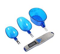 Cucchiaio per Pesare Bilancia Digitale Elettronica per Alimenti Cucchiaio per Bilancia Digitale per Alimenti con 3 Cucchiai Rimovibili, Bilance da Peso 500 G/0,1 G con Display LCD per Spezie Pe