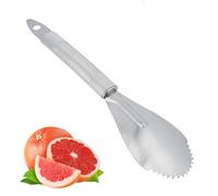 Cucchiaio per pompelmo, pelafrutta con bordo seghettato in acciaio inossidabile, pelapatate per pompelmo, coltello per pompelmo, aiutante da cucina per agrumi, insalata di kiwi, dessert