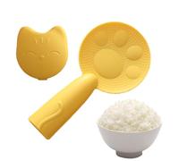 Cucchiaio per riso, Palette per cuociriso antiaderenti per pala di riso, per per gatti dei cartoni animati con supporto per riporre oggetti, cucchiai per da cucina per cuociriso