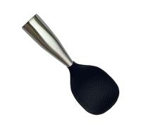 Cucchiaio per riso | Spatola riso in silicone antiaderente in piedi - Utensile da cucina antiscivolo per preparare il servizio di cottura,Cottura sul piano di lavoro Batteria da cucina