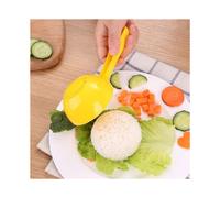 Cucchiaio per Riso, Stampo Antiaderente per Paletta per Riso DIY, Cucchiaio per Palline di Riso, Cucchiaio Semicircolare per Porridge di Riso,
