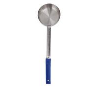 Cucchiaio per salsa, cucchiaio dosatore per spalmare la pizza, cucchiaio multiuso da in acciaio inox, per spalmare salse sulla pizza e servire zuppe, durevole, per uso (Blu 8 once (paletta senza