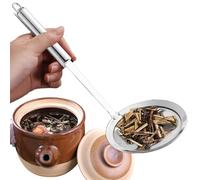 Cucchiaio per schiumarola - Colino a maglia fine in acciaio inossidabile, mestolo per filtro olio resistente al calore, scolapasta resistente alla ruggine | per sgrassare, zuppa di noodle, latte di so