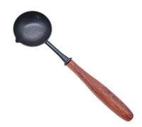 Cucchiaio per sigillare in ottone - mestolo da fondere classico con manico in legno per sigilli di francobolli, strumento antico, per inviti | Kit di decorazione della busta della mia