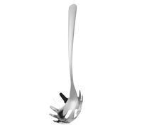 Cucchiaio per spaghetti - Cucchiaio per pasta | Pinze per spaghetti | Forchetta per cucchiaio | Cucchiaio per pasta in acciaio inox con denti | Colino per spaghetti | Cucchiaio per spaghetti per