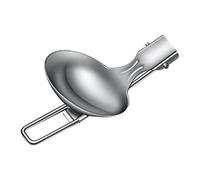 Cucchiaio Per Zuppa,Cucchiaio Cucina Per Minestra Piegevole | Utensile Cucina Acciaio Per Esterno, Multiuso Hot Pot BBQ Buffet Servizio Picnic Anti-ruggine E Usura. Il Design Termoresi
