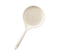 Cucchiaio scanalato grande - Cucchiaio scanalato per skimmer a manico lungo - Setaccio skimmer resistente al calore cucchiaio scanalato in silicone per uso alimentare con manico ergonomico per filtro