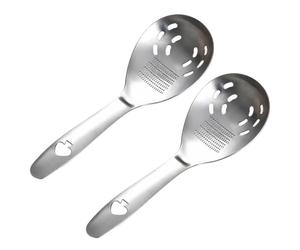 Cucchiaio schiacciapatate in acciaio utensile da cucina | Cucchiaio scanalato per uova per la casa Pasto quotidiano Preparazione di trasformazione degli alimenti Cucina domestica