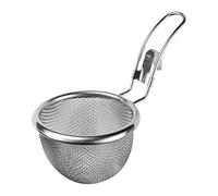 Cucchiaio scolapasta in metallo - colino a rete in acciaio inox, setaccio per pentole calde per uso domestico, utensile da cucina, colino per tagliatelle, strumento di cottura per riso, farina, filtro