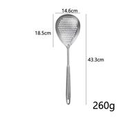 Cucchiaio Scoop Colino Acciaio per Drenaggio Pasta e Uso Cucina