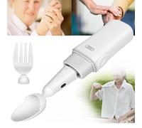Cucchiaio stabilizzante per tremori alle mani, utensile per l'alimentazione automatica con tecnologia giroscopica, aiuto alimentare adattivo per anziani e Parkinson