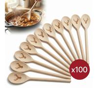 CUCCHIAIO SVEDESE in legno di FAGIATO inciso JELOEK set da 100 pezzi