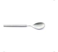 Cucchiaio tavola Zeus ICE , Acciaio 18/10 forgiato martellato sabbiato, spessore 4 mm, lunghezza 212 mm, forgiato cromo