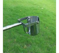 Cucchiaio telescopico per campionamento dell'acqua, in acciaio inox, con bicchiere da 500 ml/1000 ml per test di qualità, si estende da 1,23 m a 5 m, ideale per analisi ambientali