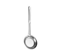Cucchiaio versatile in acciaio inossidabile scanalato utensile da cucina a lunga durata Cucchiaio per schiumarola in metallo per uso ristorante utensili da cucina