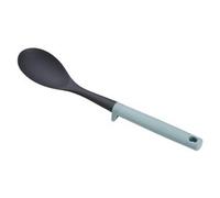 Joseph Joseph Duo Cucchiaione da cucina Resistente al Calore, Cucchiaio con Poggiamestolo integrato, Antiaderente, Blu