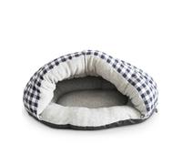 Cuccia a forma di tana fantasia quadretti modello Pic Nic per cani e gatti Ferri