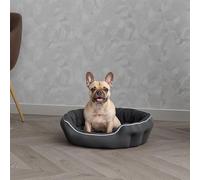 Cuccia "COCCOLE", per cani e gatti, Grigio scuro, 59x53x18 cm