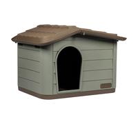 CUCCIA CON TETTO INCLINATO 'CLASSIC ECO' media verde - cm 79 x 59 x h. 55