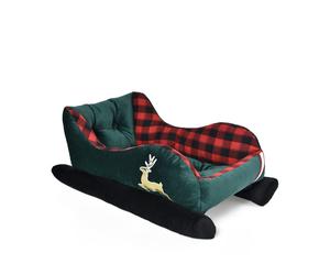 Cuccia da interno modello Slittino Natale per cani e gatti Ferribiella