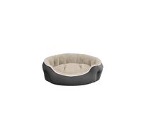 Cuccia Imbottita per Cani e Gatti 48x42x16cm in Poliestere Coccole Panna