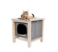 Cuccia in legno modello Design Cube per gatti Croci