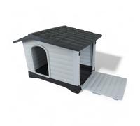 Cuccia loft per animali 111x84xH80,4 cm in polipropilene con apertura laterale per esterno