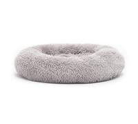 Cuccia morbida ciambella Batuffolo Record - grigia in peluche - Cucce per cani - 1° ORDINE? scegli lo sconto BZR5 / BZR20 + 200 punti fedeltà rosa