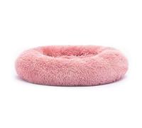 Cuccia morbida ciambella Batuffolo Record Rosa - Cuccia ovale in peluche morbido, ideale per cani e gatti che amano rannicchiarsi, con bordo rialzato per una coccola avvolgente e lavabile, disponibile