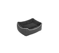 Cuccia Morbida per Cani e Gatti da Interno - Letto Invernale in Pile Caldo con Base Impermeabile Antiscivolo - Comfort Massimo (Nuvola, 44x34x15 cm, Grigio scuro)