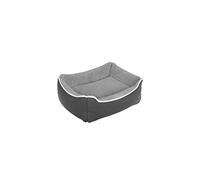 Cuccia Morbida per Cani e Gatti da Interno - Letto Invernale in Pile Caldo con Base Impermeabile Antiscivolo - Comfort Massimo (Nuvola, 44x34x15 cm, Grigio)