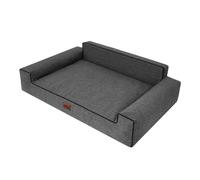 Cuccia morbida per cani, letto per animali domestici, colore: nero, 98 x 66 cm