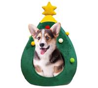 Cuccia per animali domestici a forma di albero di Natale - Cuccia per animali domestici per gatti - Grotta per per gattini e cani di piccola taglia - capanna interna per gatti casa