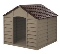 88942 Q.TA' 1 CUCCIA P/CANI PP 72X72X68 CM BEIGE MARRONE