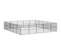 Cuccia per cani, 20 pezzi, in acciaio zincato, 500 x 500 x 100 cm, resistente alle intemperie e pieghevole, ideale come cuccia per cani, cuccioli, cuccia per esterni, rifugio sicuro per giardino e