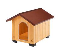 Cuccia per cani da esterno in legno Domus Ferplast Maxi - Cuccia per cani da esterno in legno di pino nordico, resistente alle intemperie e ben isolata, disponibile in diverse misure per adattarsi a c