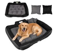 Cuccia per Cani Divanetto per Cani 115x95 cm Grigio GreenBlue