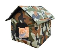 Cuccia per cani, gabbie per gatti all'aperto e cuccia per animali impermeabile e resistente all'umidità | Forniture per animali stabili, durevoli e facili da pulire per preservare animali randagi, can