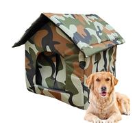 Cuccia per cani | Gabbie per gatti da esterno e cuccia per animali impermeabile e resistente all'umidità | Forniture per animali stabili, durevoli e facili da pulire per preservare animali randagi, ca