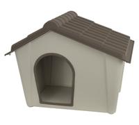 CUCCIA PER CANI IN RESINA CM. 79X59,2X60,8H TORTORA/BEIGE GRANDE