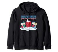 Cuccia per Cani Peanuts Xmas Snoopy Charlie Sally Lucy Holiday Fun Felpa con Cappuccio