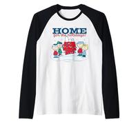 Cuccia per Cani Peanuts Xmas Snoopy Charlie Sally Lucy Holiday Fun Maglia con Maniche Raglan