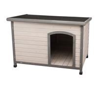 Cuccia per cani Trixie Natura Classic con tetto piatto - L: L 116 x P 79 x H 82 cm, grigio