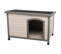 Cuccia per cani Trixie Natura Classic con tetto piatto - M-L: L 104 x P 68 x H 72 cm, grigio