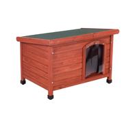 Cuccia per cani Woody con tetto piano - L 85 x P 57 x H 58 cm