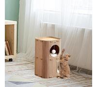 Cuccia per gatti a 2 piani, tunnel coperto, cuccia per gatti più