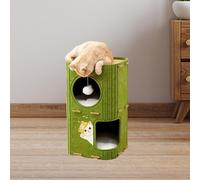 Cuccia per gatti a 2 piani, tunnel coperto, cuccia per gatti più